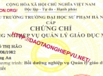 Học quản lý mầm non tại quận Tân Phú